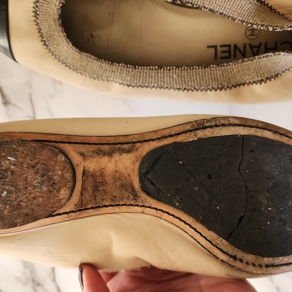 Chanel Ballet Flats Sz 10 (US 9) - Picture 5 of 9
